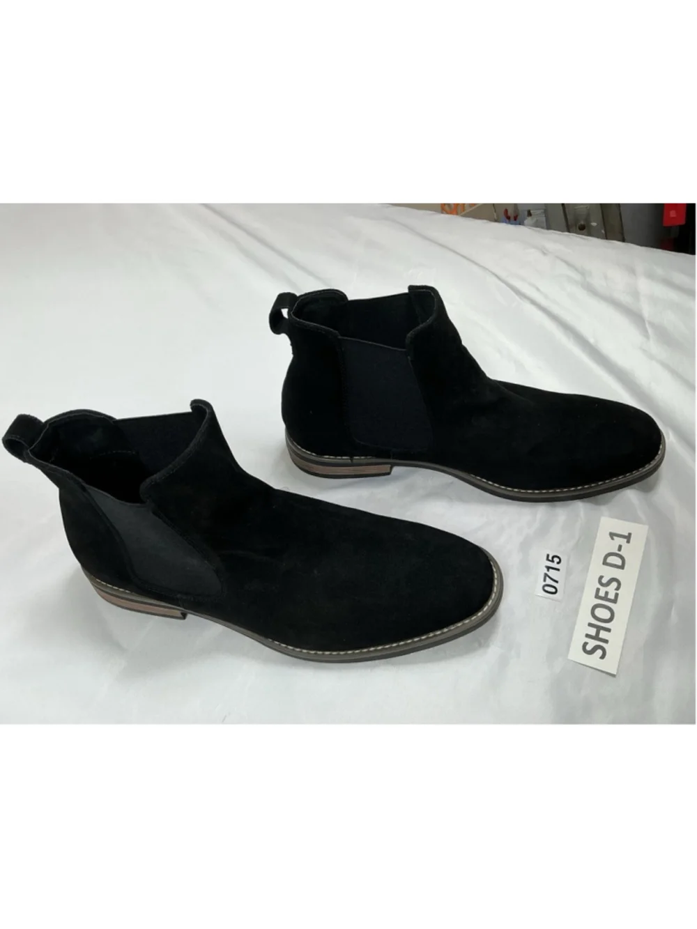 Mens New Bruno Marc Urban Pullon Chelsea Ankle Boots Size 13 Black